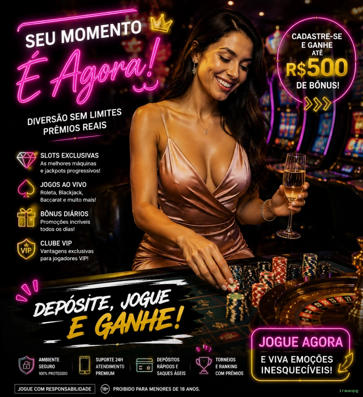Ganhe prêmios incríveis na irmaopg